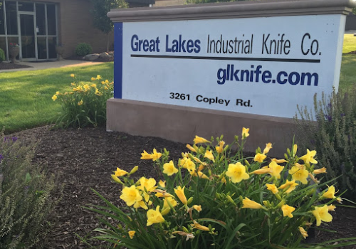 Great Lakes Industrial Knife outside of the building